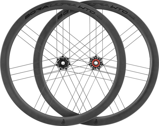 Campagnolo Bora Ultra WTO 45 C23 Special Ed. CL Disc 28" Wheelset - black-matte/Non Boost/Non Boost/142 mm/100 mm/28"/Campagnolo N3W/100 mm/Campagnolo N3W/100 mm/142 mm