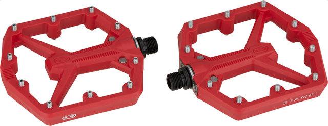 crankbrothers Stamp 1 Gen 2 Plattformpedale - red/large