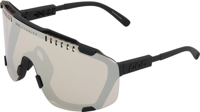 POC Devour Sportbrille Modell 2024 - uranium black/clarity trail-partly sunny silver