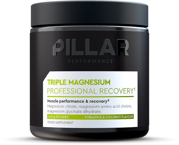 PILLAR Performance Triple Magnesium Professional Recovery Powder Jar - pineapple-coconut/200 g