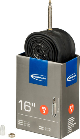 Schwalbe Cámara de aire 3 para 16" - universal/47-305 a 62-305/Válvula Presta (SV)/16 x 1.75 - 2.5 Presta/40 