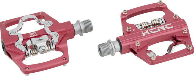 KCNC AM Trap Click / Platform Pedals - pink bling