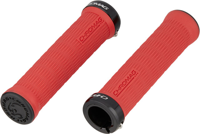 Chromag Dune Lock-On Handlebar Grips - red/134 mm