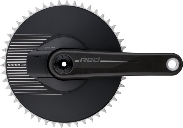 SRAM Red 1 E1 AXS Aero DUB 1x12-speed Carbon Power Meter Crankset - natural carbon/172.5 mm 50 tooth