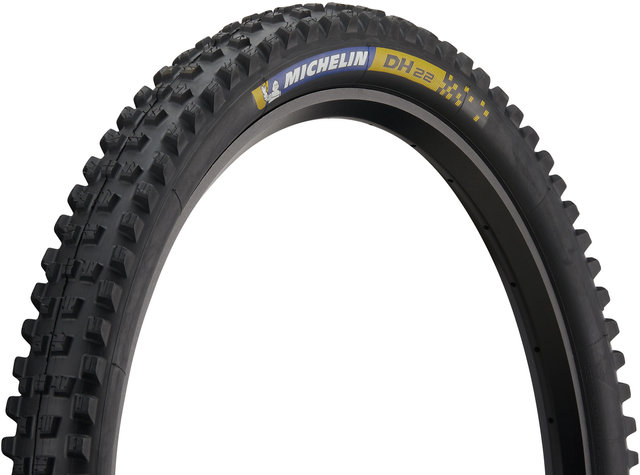 Michelin DH 22 Racing TLR 27,5" Faltreifen - schwarz-blau-gelb/27,5x2,4