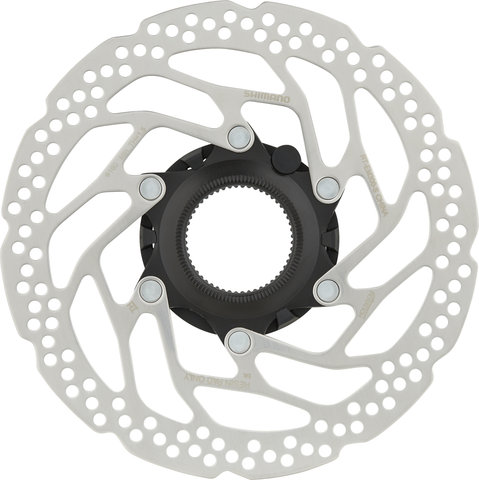 Shimano RT-EM300 Center Lock Brake Rotor for STEPS - silver-black/160 mm