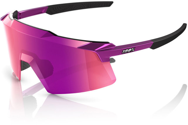 100% Aerocraft Mirror Sportbrille - gloss purple chrome/purple multilayer mirror