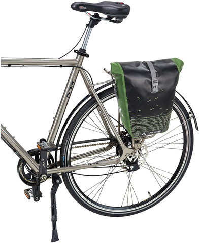 VAUDE Sacoche pour Roue Arrière Aqua Back Print Single - black-green/24 litres