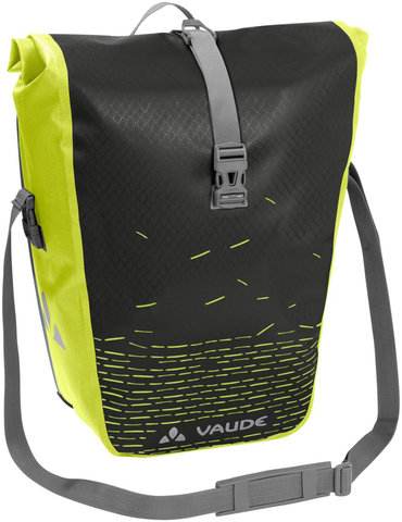 VAUDE Sacoche pour Roue Arrière Aqua Back Print Single - black-bright green/24 litres