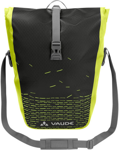 VAUDE Sacoche pour Roue Arrière Aqua Back Print Single - black-bright green/24 litres