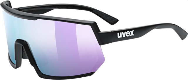 uvex Lunettes de Sport sportstyle 235 - black mat/mirror lavender