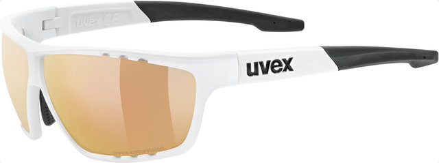 uvex Lunettes de Sport sportstyle 706 CV V colorvision variomatic - white mat/litemirror red