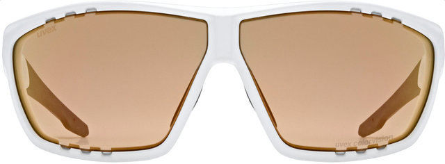uvex sportstyle 706 CV V colorvision variomatic Glasses - white matte/litemirror red