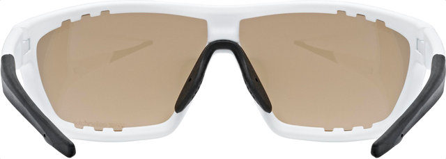 uvex sportstyle 706 CV V colorvision variomatic Glasses - white matte/litemirror red