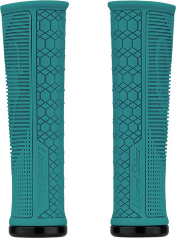 Lizard Skins Gradient Lock-On Lenkergriffe - teal/136 mm