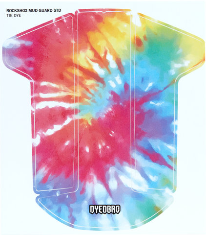 DYEDBRO Decal Kit for RockShox Mudguard - tie dye/universal