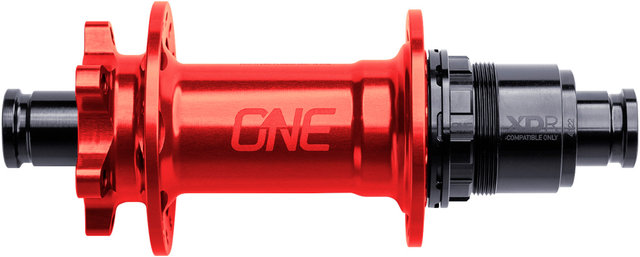 OneUp Components 6-bolt disc Boost Rear Hub - red/12 x 148 mm / 32 hole