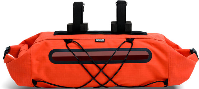 Capsuled Handlebar Bag - orange rust/7 litres