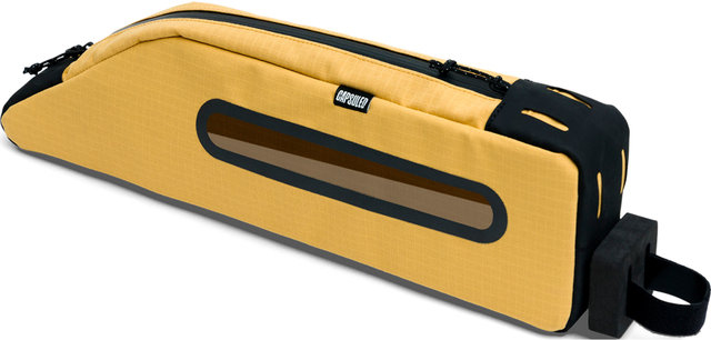 Capsuled Top Tube Bag for Bicycles - ochre/2.5 litres