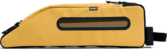 Capsuled Top Tube Bag for Bicycles - ochre/2.5 litres