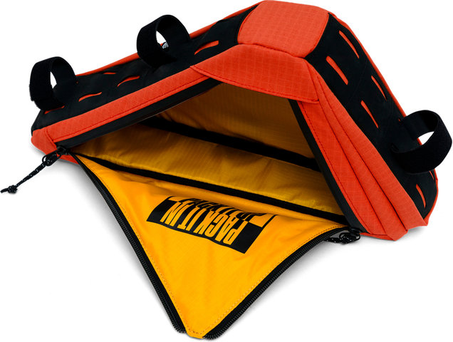 Capsuled Triangle Bag frame bag - orange rust/3 litres