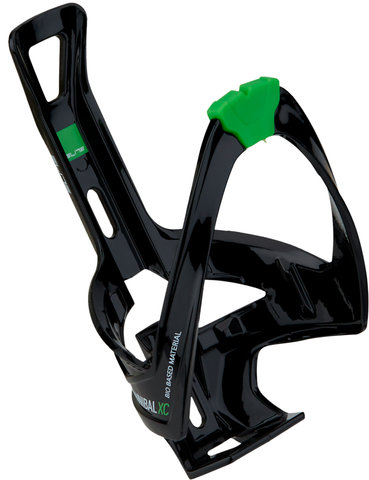 Elite Cannibal XC Bio Based Bottle Cage - black-green/universal