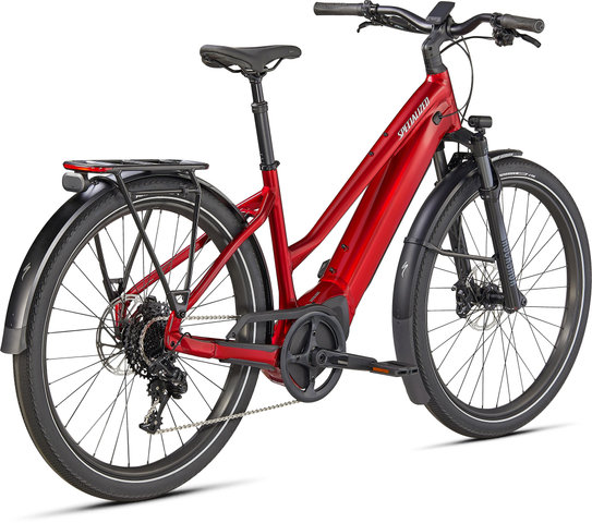 Specialized Bici de Trekking eléctrica Turbo Vado 5.0 Step-Through 27,5" - red tint-silver reflective/M