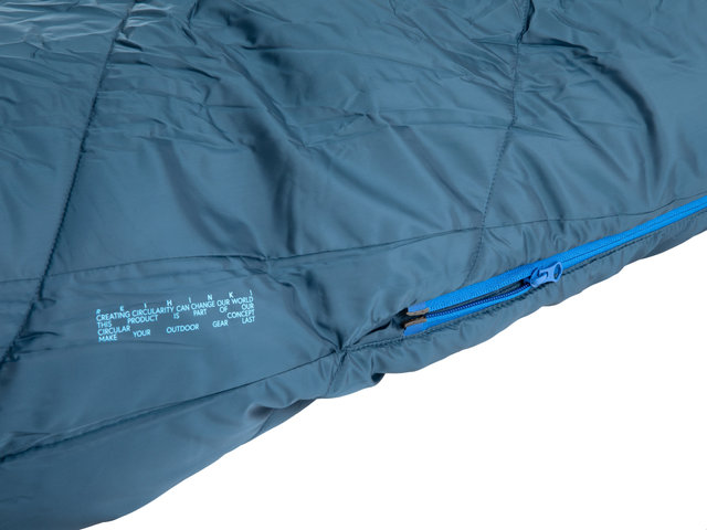 VAUDE Saco de dormir Sioux 400 XL II SYN - baltic sea/left