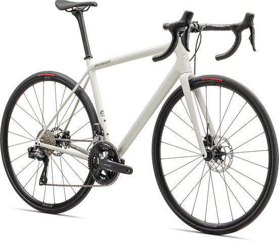 Specialized Aethos Comp Shimano 105 Di2 Rennrad - gloss dune white-metallic spruce/54 cm