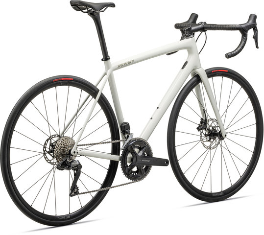 Specialized Aethos Comp Shimano 105 Di2 Rennrad - gloss dune white-metallic spruce/54 cm