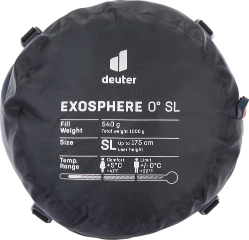 deuter Exosphere 0° SL Schlafsack Modell 2024 - ink-redwood/links