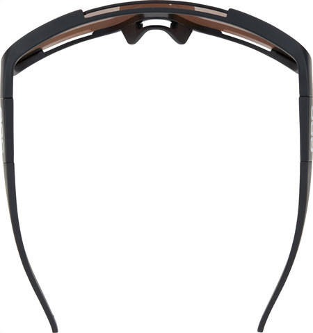 POC Lunettes de Sport Aspire Mid modèle 2024 - uranium black/clarity trail-partly sunny silver