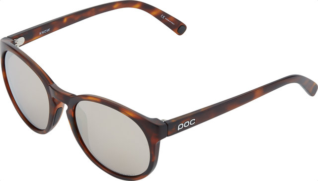 POC Know Lunettes - tortoise brown/clarity road-sunny silver