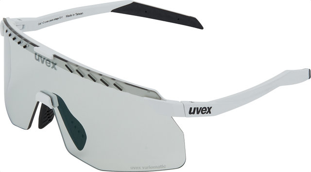 uvex gafas deportivas pace stage S V - white matt/mirror green