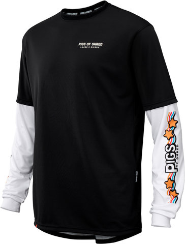 Loose Riders Pigs Shred LS Jersey - no pig no ride 2/1/M