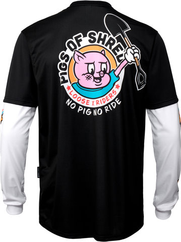 Loose Riders Maillot Pigs Shred LS - no pig no ride 2/1/M