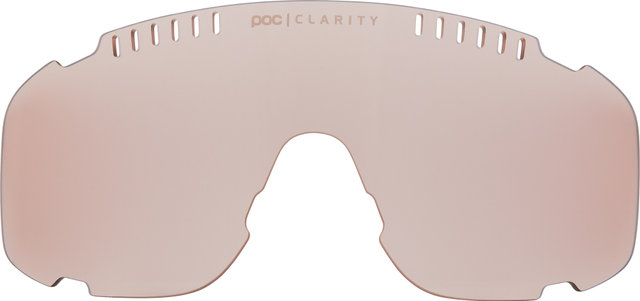 POC Lente de repuesto para gafas deportivas Devour 2024 - clarity trail-partly sunny light silver/universal