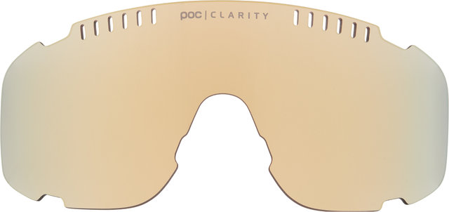 POC Verre pour Lunettes de Sport Devour 2024 - clarity road-partly sunny gold/universal