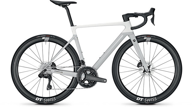 FOCUS Bici de ruta Izalco Max 9.8 28" - white glossy-light grey glossy/M