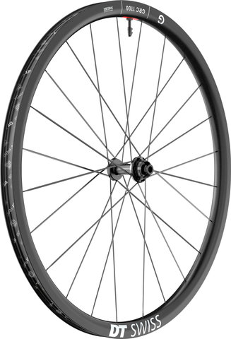 DT Swiss Set de Roues GRC 1100 DICUT 30 Disc Center Lock 28" - noir/Set de 28" (avant 12x100 + arrière 12x142) Shimano