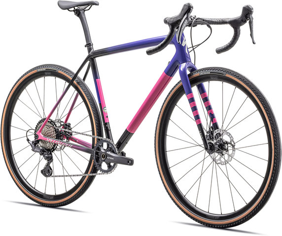 Specialized Crux Comp 28" Gravelbike - gloss carbon-purple haze-rebel pink-birch/54 cm