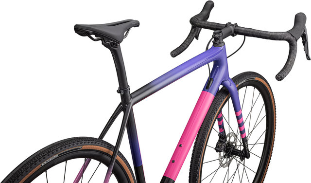 Specialized Crux Comp 28" Gravelbike - gloss carbon-purple haze-rebel pink-birch/54 cm