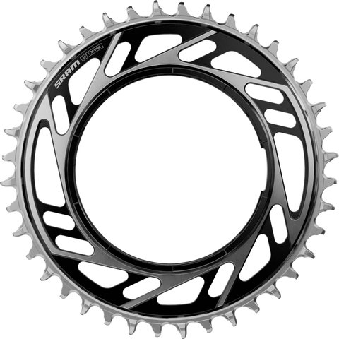 SRAM X-Sync Road Threaded Mount Red XPLR E1 12-/13-speed Chainring - black-silver/40 tooth