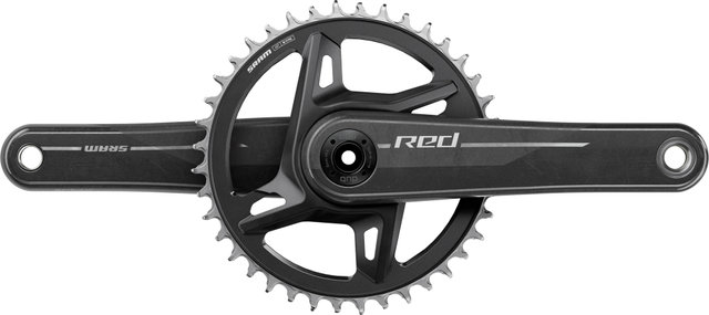 SRAM Red XPLR E1 Wide DUB 1x12-/1x13-fach Carbon Kurbelgarnitur - natural carbon/170,0 mm 40 Zähne