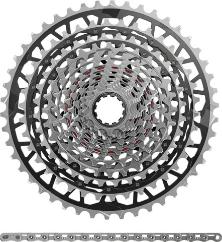 SRAM Groupe Red XPLR E1 Wide AXS 1x13 vitesses - black-silver/172,5 mm 40 dents