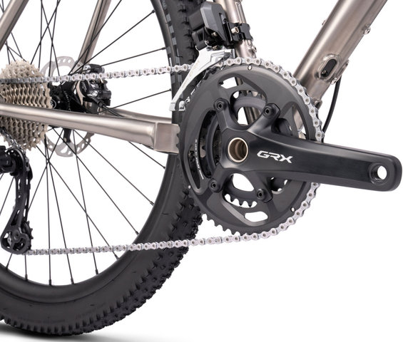 Bombtrack HOOK EXT TI vélo gravel en titane - titanium-black/M