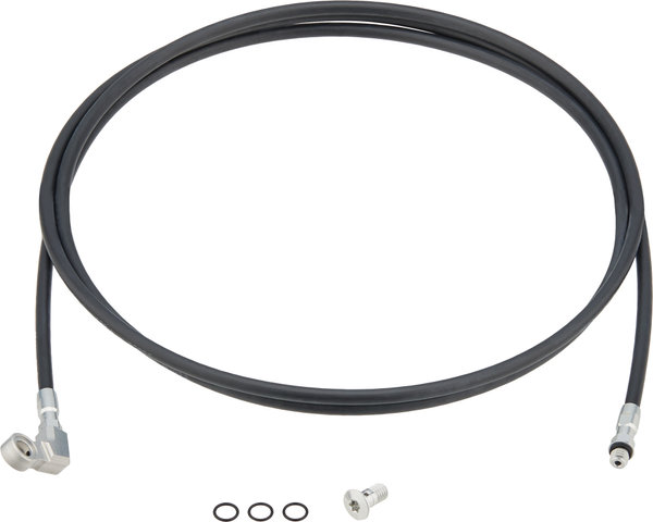 Trickstuff Beta Kevlar Brake Line Kit Angled/Straight for Piccola - black-silver/1700 mm