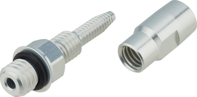 Trickstuff Line connector M6x1 for C22 caliper - silver/universal