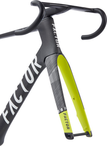 Factor OSTRO V.A.M. Disc T47a Shimano geometric stripe carbon frame kit - geometric stripe/56 cm, 110 mm x 40 cm, SB 0 mm