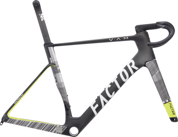 Factor OSTRO V.A.M. Disc T47a SRAM DUB geometric stripe carbon frame kit - geometric stripe/56 cm, 110 mm x 40 cm, SB 0 mm